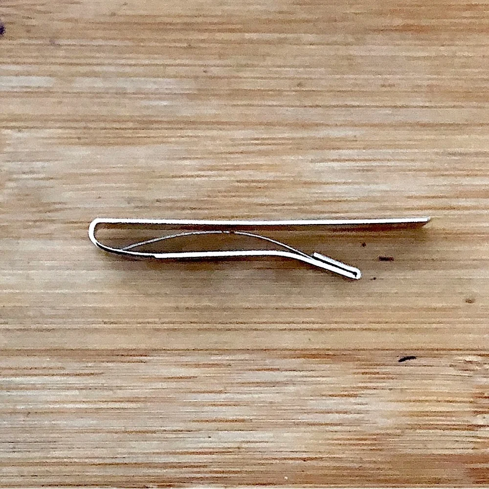 $23 ANSON Vintage Tie Bar Sterling Silver Total Weight 3 Grams Marked ANSON